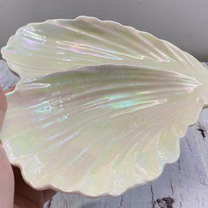 Exquisite Shell-shaped Porcelain Plate,Versatile Serving Dish & Decorative Piece